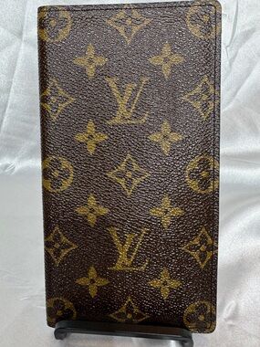 Louis Vuitton LV Monogram Canvas Long Wallet Unisex